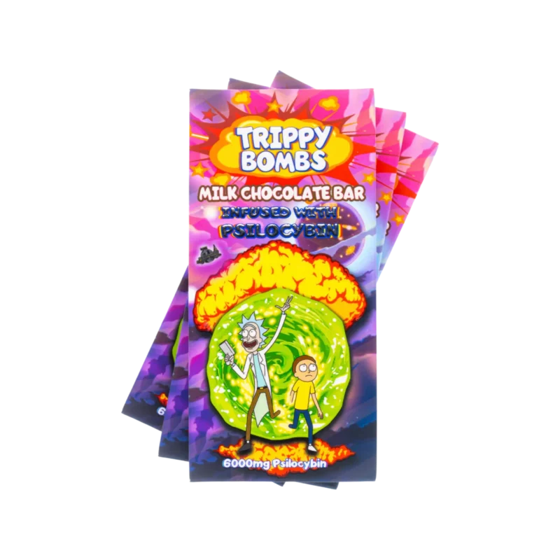 Trippy Bombs Milk Chocolate Bar 6g by Triipy Flip